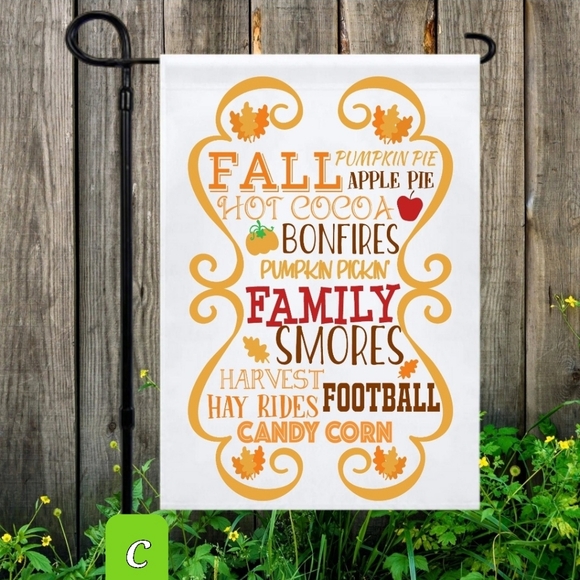 Yard Garden Flags Fall Autumn Thanksgiving NWT - CHOOSE 1 - Picture 5 of 8